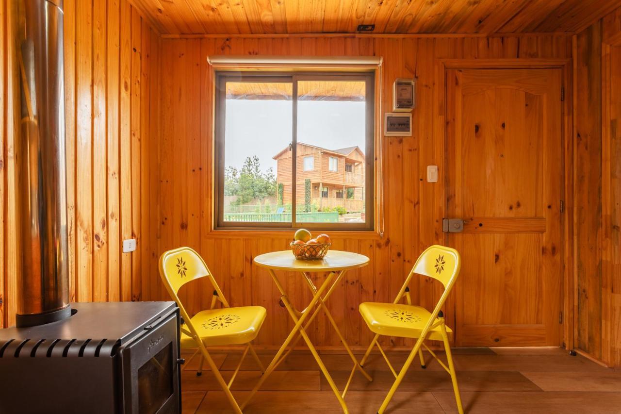 Cabana En Tunquen Con Parrilla, Fogon, Piscina Y Bosque Екстериор снимка
