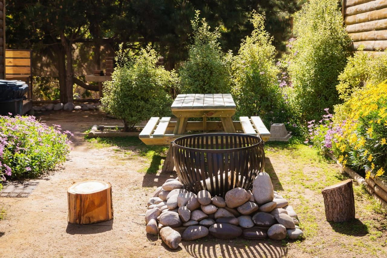 Cabana En Tunquen Con Parrilla, Fogon, Piscina Y Bosque Екстериор снимка