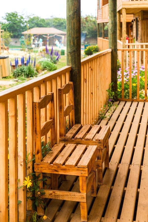 Cabana En Tunquen Con Parrilla, Fogon, Piscina Y Bosque Екстериор снимка