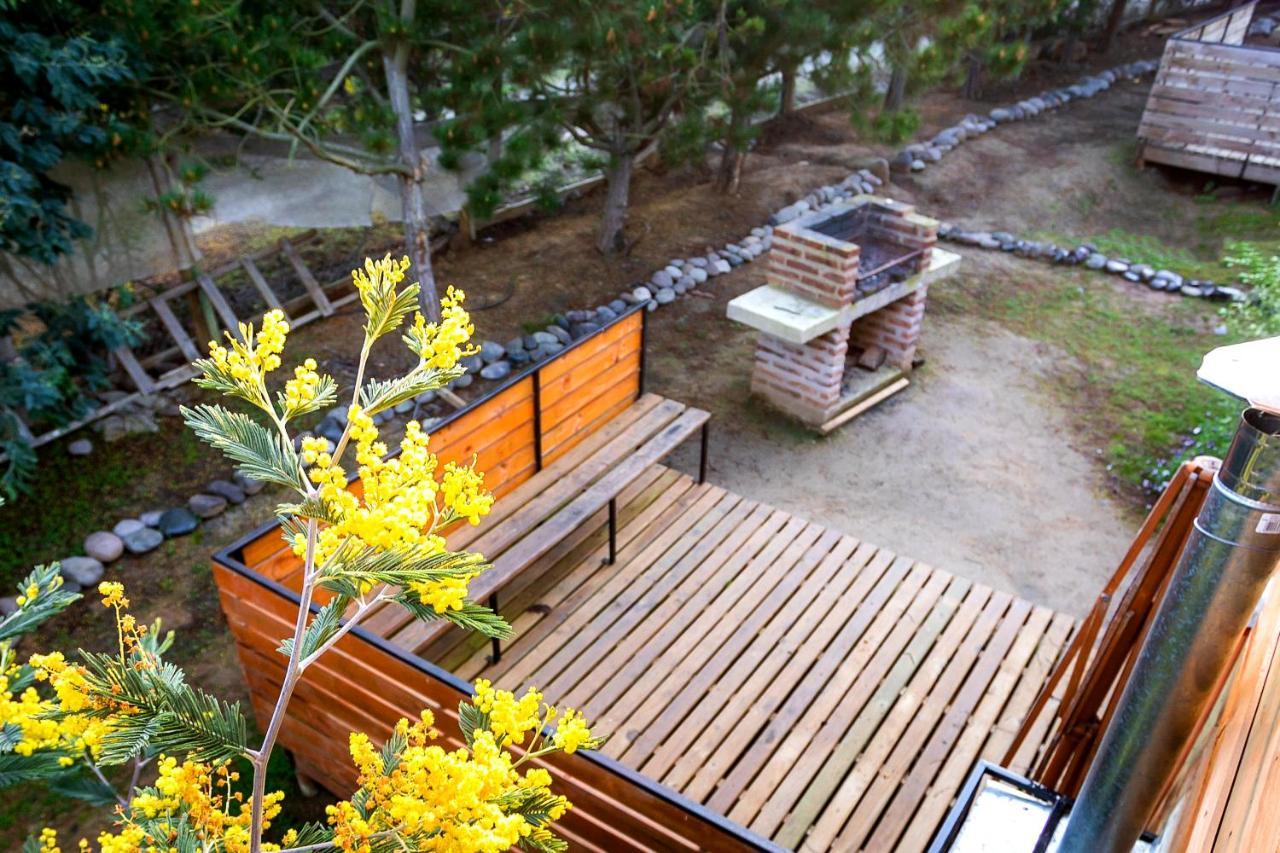 Cabana En Tunquen Con Parrilla, Fogon, Piscina Y Bosque Екстериор снимка